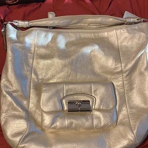 Large size Coach gold bag